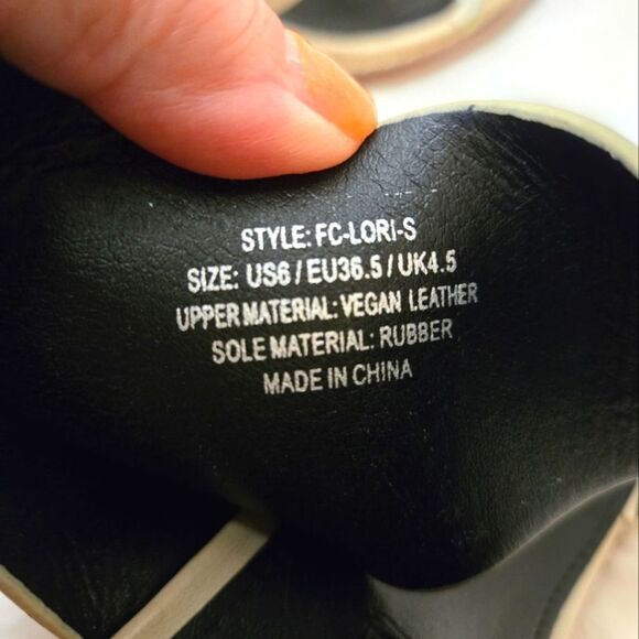 French Connection Women's Lori Block Heel Dress Sandals Size: 6 Elegant Cream - Picture 6 of 12